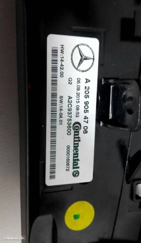 Botão / interruptor do AC MERCEDES-BENZ Classe C (W205) - 4