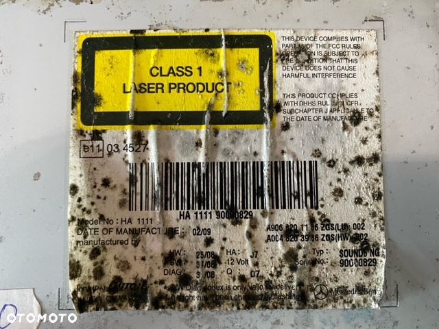 Radio Mercedes Sprinter  A9068201186 - 4