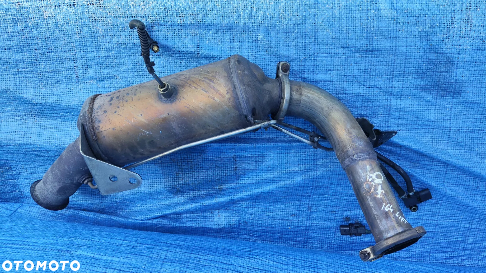 KATALIZATOR DPF PUSTA PUSZKA SONDA RURA WYDECHOWA KOMPLETNY KT1257 PF0035 A1644907236 MERCEDES ML W164 GL X164 LIFT 300CDI 3.0 CDI V6 BLUETEC OM642 642820 - 3