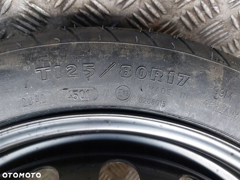DOJAZDÓWKA 5x112 4Jx17 ET35 FI57,1 125/80R17 AUDI A4 B6 8E0601027C - 4