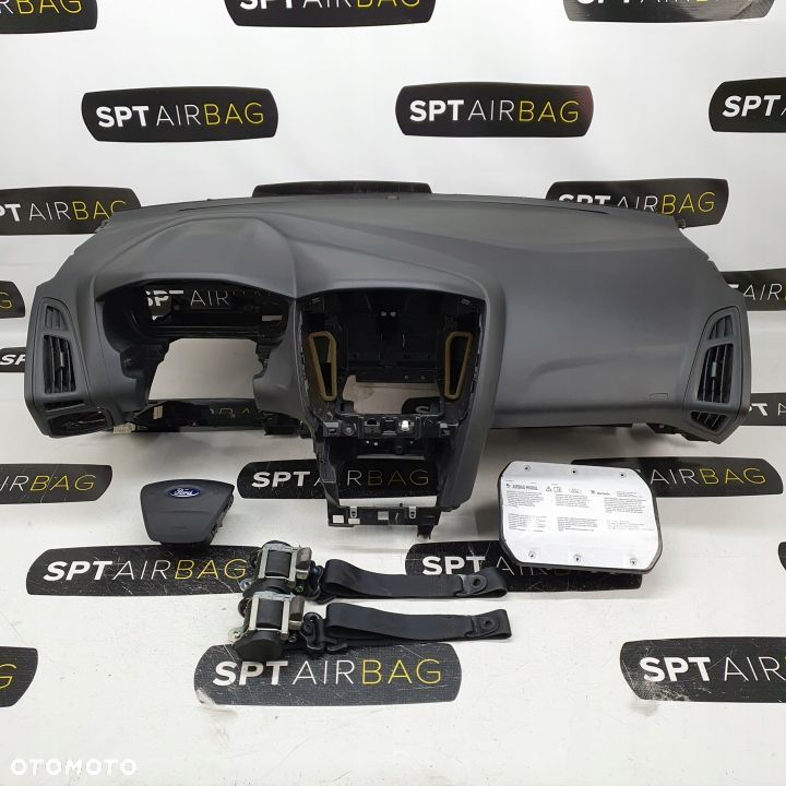 FOCUS MK3 III 3 LIFT KOKPIT DESKA KONSOLA PULPIT PODUSZKA AIRBAG AIR BAG PASY KIT SETBAG - 1