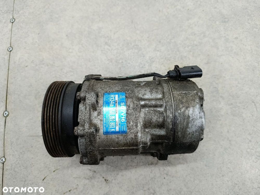 POMPA, SPRĘŻARKA KLIMATYZACJI AUDI TT 8N 1J0820803K SD7V16  SANDEN 1.8 20V - 2