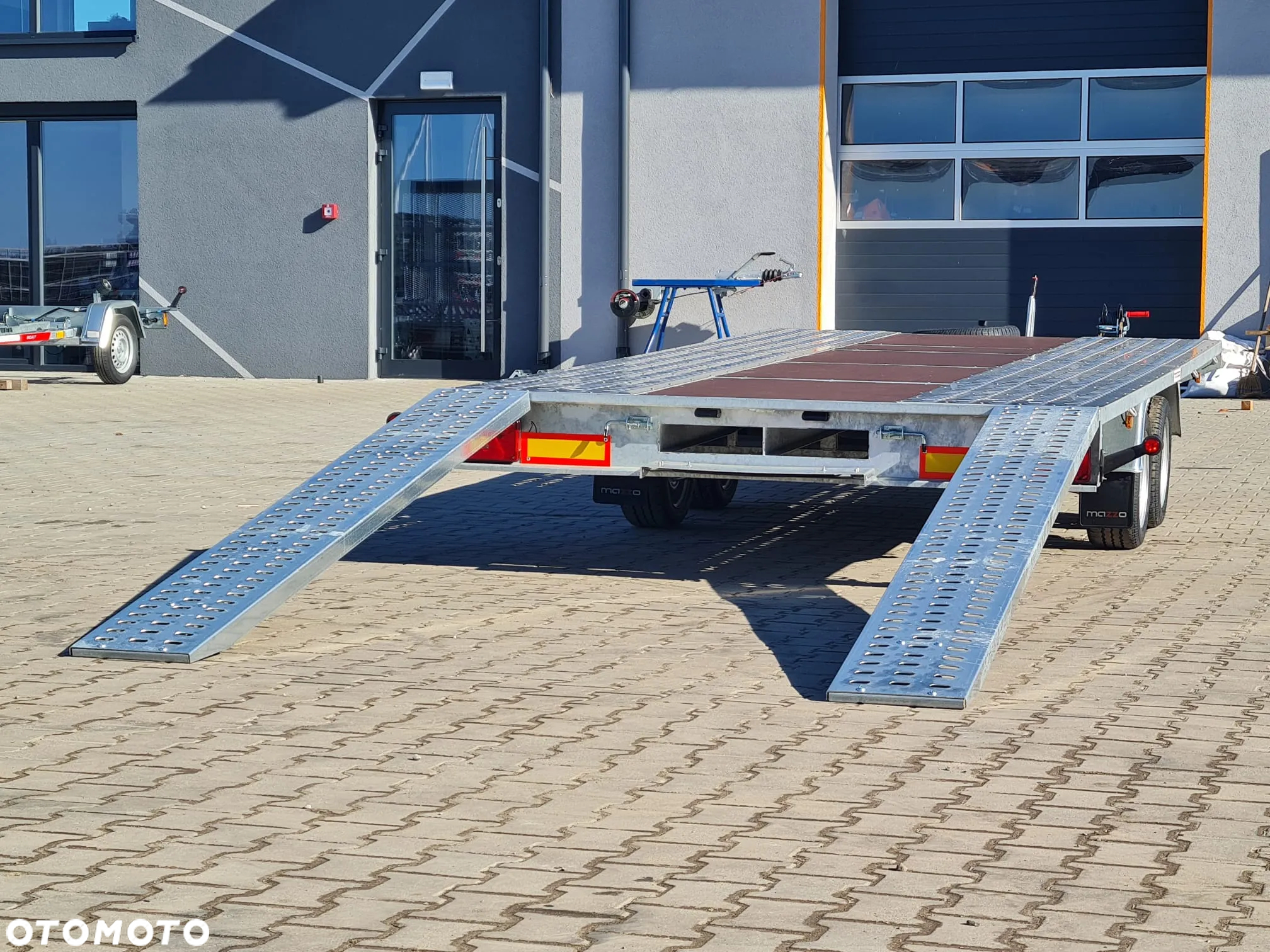 Niewiadów Laweta 450x210cm DMC 2700kg AMORTYZATORY KOŁO ZAPASOWE WCIĄGARKA  wypełnienie z wodoodpornej sklejki - 4