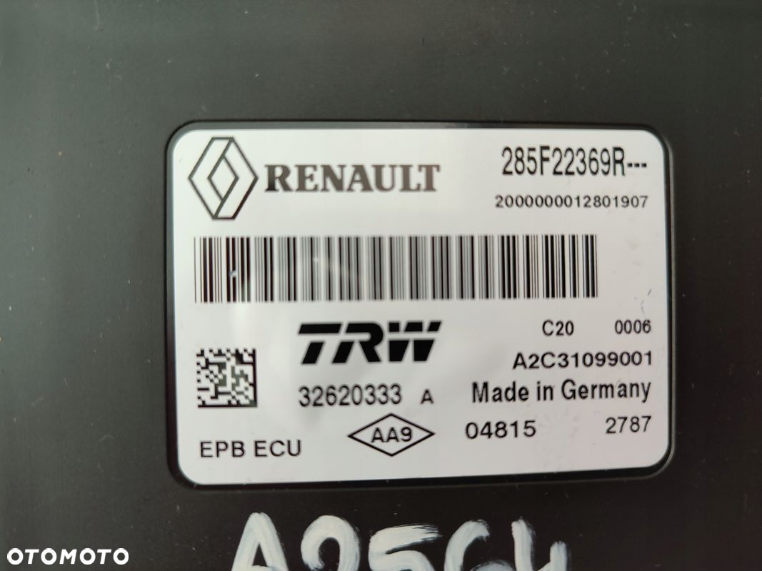 Moduł hamulca ręcznego RENAULT MEGANE III LIFT 13-16 110TYS 285F22369R - 4