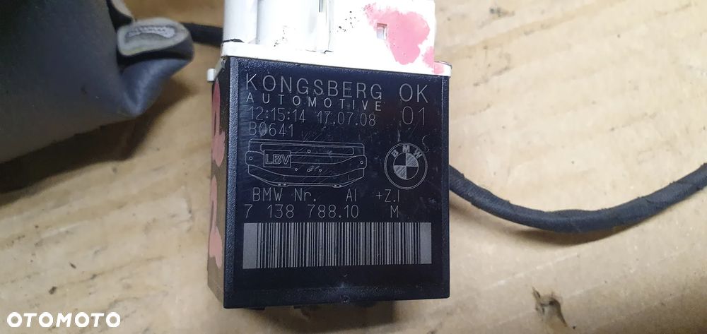 Poduszka lędźwiowa pompowana fotela pasażera BMW 3 E90 7153091 7138788 - 8