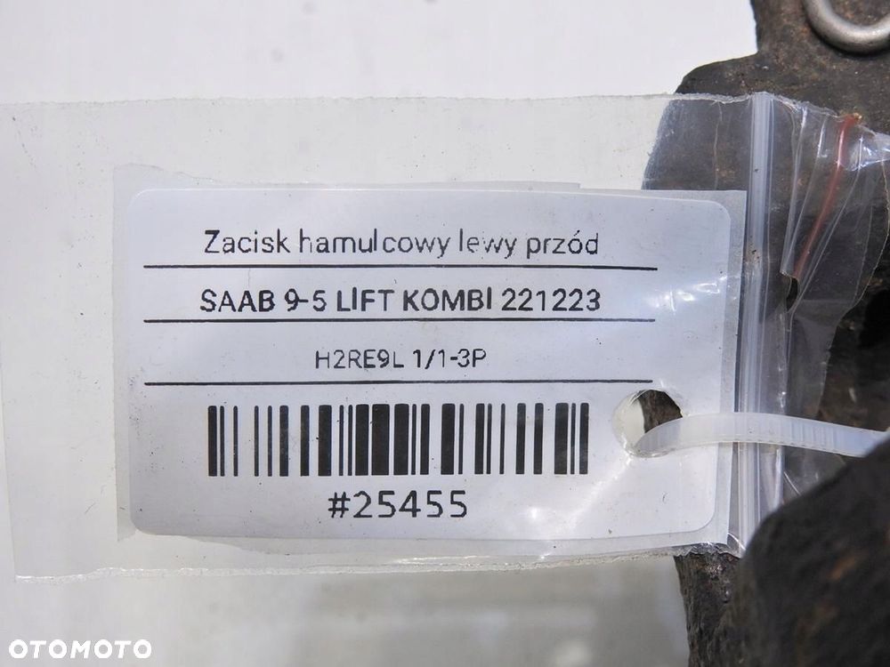ZACISK HAMULCOWY LEWY PRZÓD SAAB 9-5 - 7