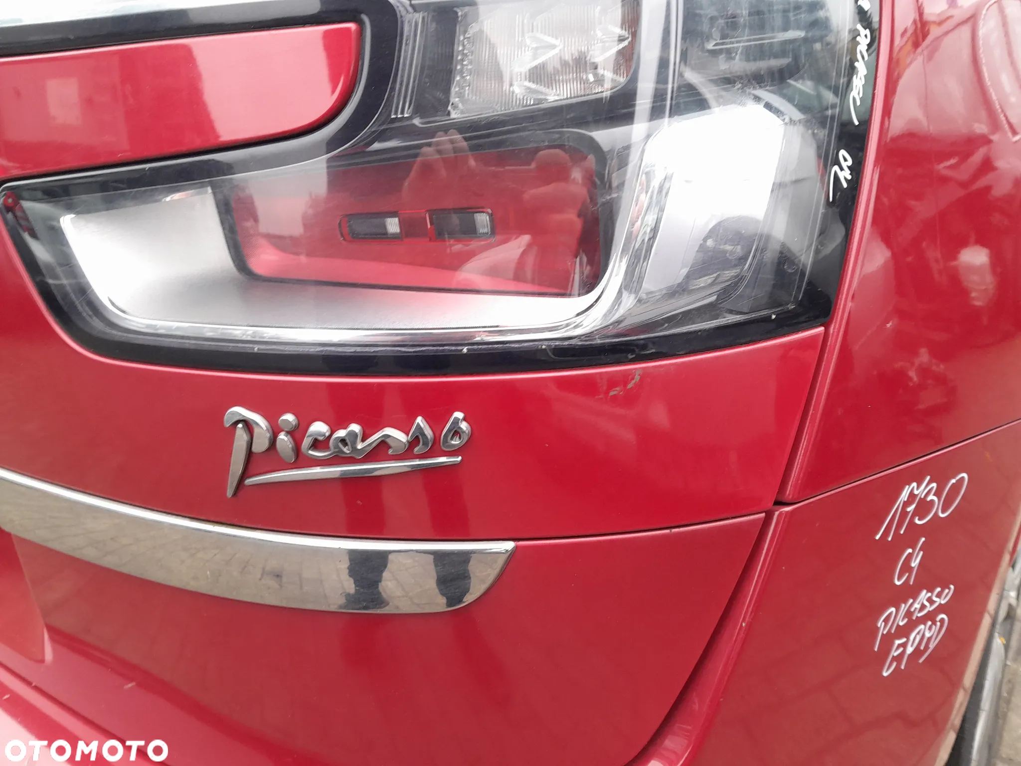 CITROEN C4 GRAND PICASSO II KLAPA BAGAŻNIKA TYLNA TYŁ KOLOR: EPYD - 9