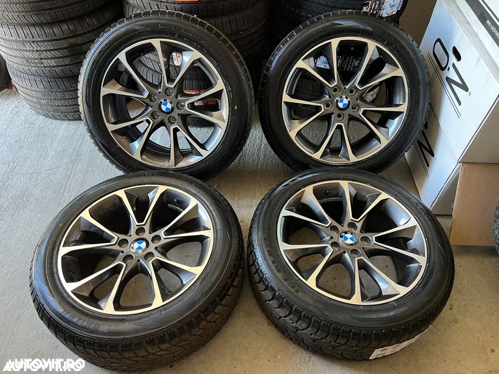 Jante BMW 19 R19 X5 X6 E53 E70 E71 F15 F16 anvelope iarna toate 4 aceasi marime - 1