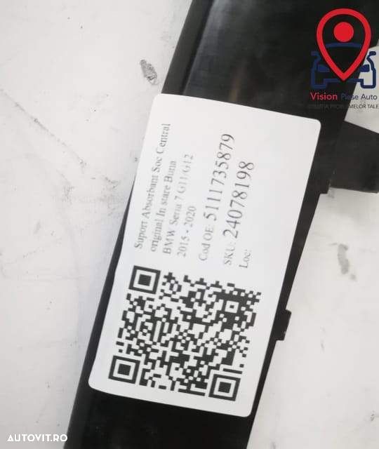 Suport Absorbant Soc Central original In stare Buna BMW  Seria 7  G11/ - 7