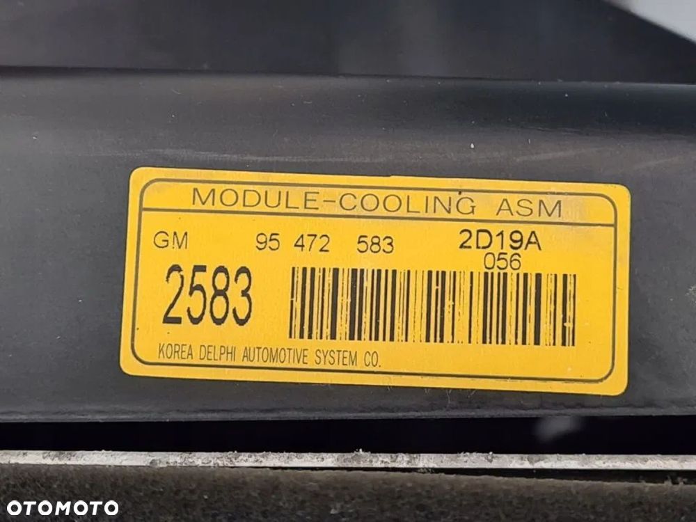 KOMPLET CHŁODNICA WENTYLATOR CAPTIVA LIFT ANTARA 2.2VCDI F00S3D2021 - 9
