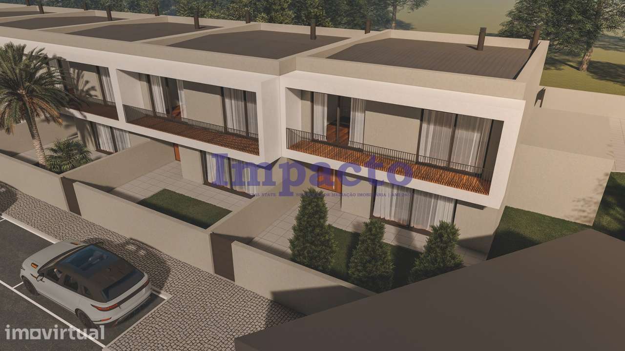Moradia T3 em banda em construção, Loureiro, Oliveira de Azeméis. - Grande imagem: 4/12
