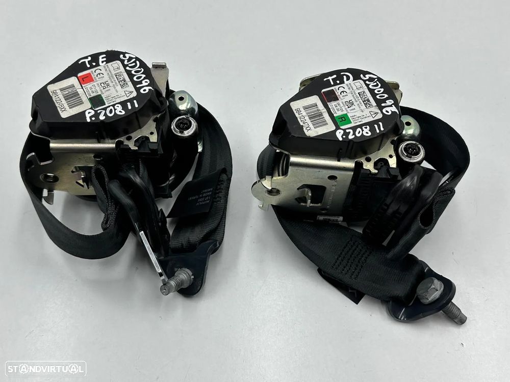 Cinto / Pré Tensor Trás Direito / Esquerdo - Peugeot 208 II - 1