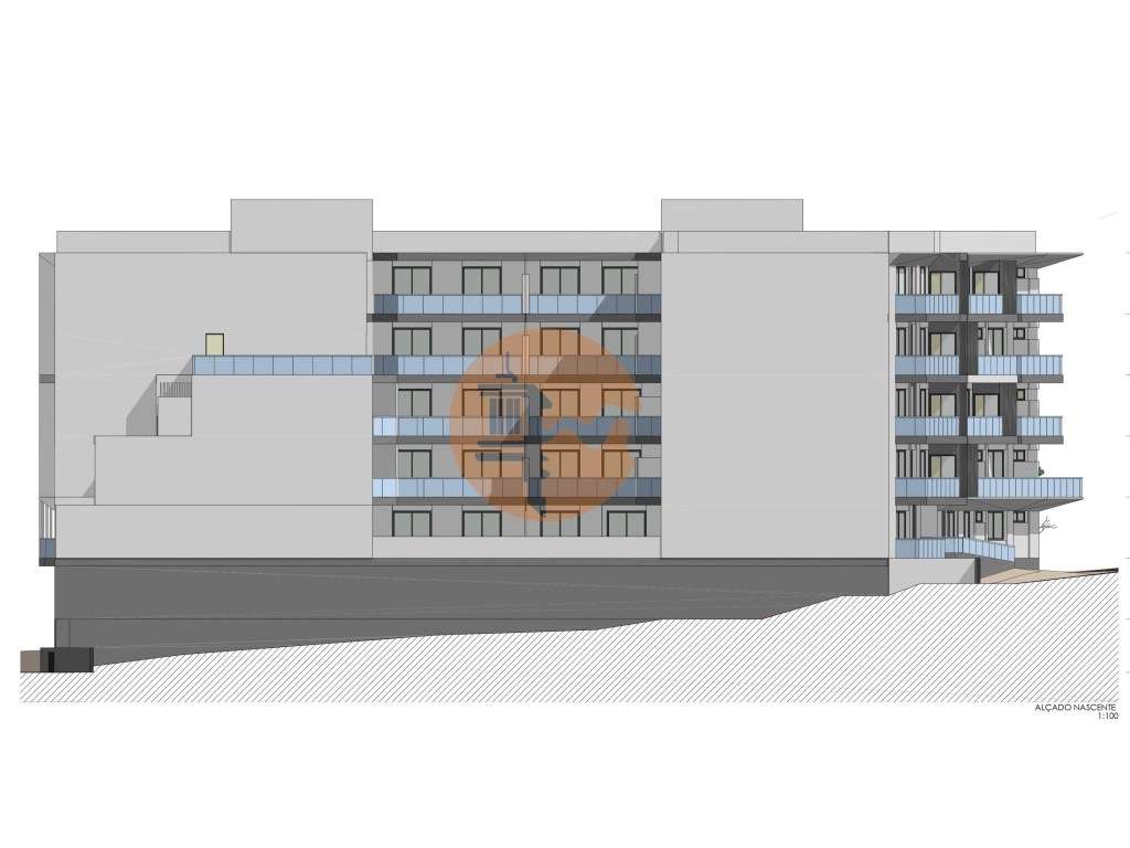 Projeto Aprovado para 46 Apartamentos em Quarteira - Grande imagem: 5/20