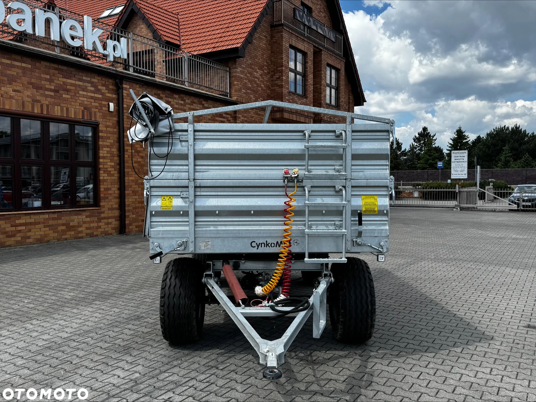 Cynkomet Przyczepa burtowa Cynkomet T-169/2 10 ton - 8