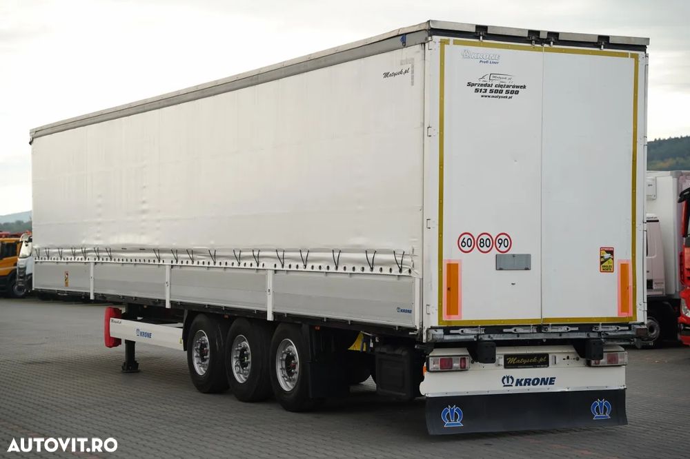 Schmitz Cargobull / SEMIREMORCĂ CU OBOARE ȘI PRELATĂ / STANDARD / AXĂ RIDICABILĂ / AXE SAF / - 4