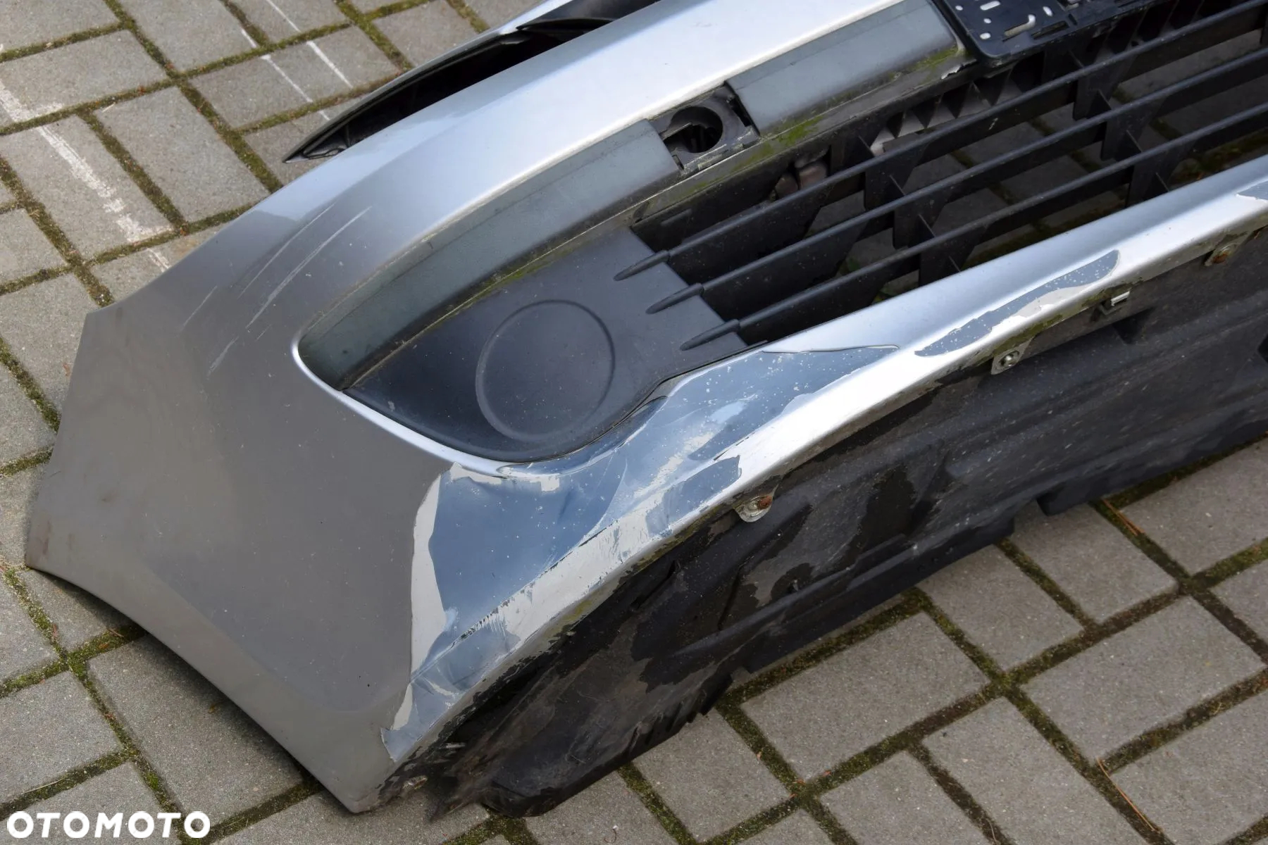 Renault Clio III 3 Zderzak przód przedni srebrny TED69 185 kompletny - 10
