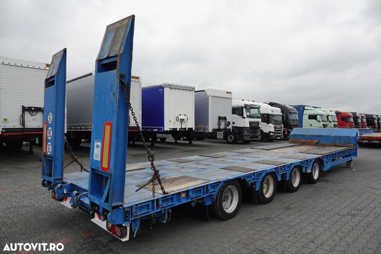 Cometto CAMION COMETTO CU ÎNCĂRCARE MICĂ / PRELUNSĂ / 4 AXI / AXĂ DE DIRECȚIE / IMPORTAT - 7