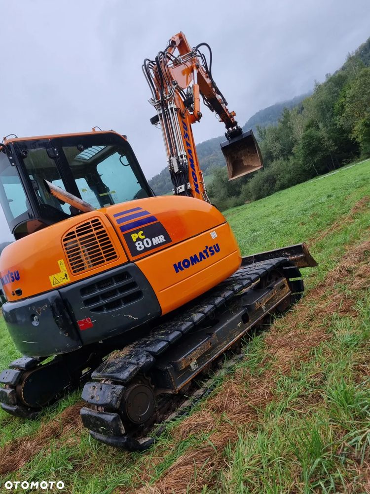 Komatsu Koparka Gąsienicowa 8 ton PC80MR-3 z Norwegii jak Nowa 2017rok 3100mtg 3x ramie łamane Klima ser.DEKRA pompa paliwa centr. smarowanie - 6