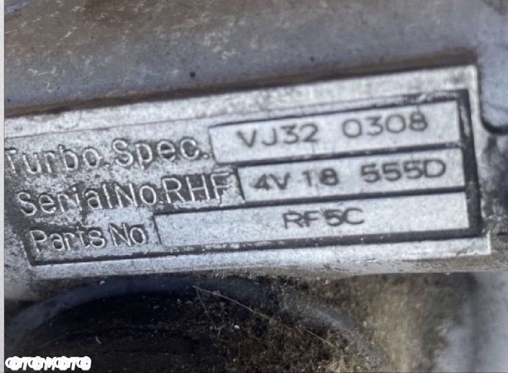 RF5C turbina turbo sprężarka 2.0 Citd mazda 6 gg gy VJ320308 - 2