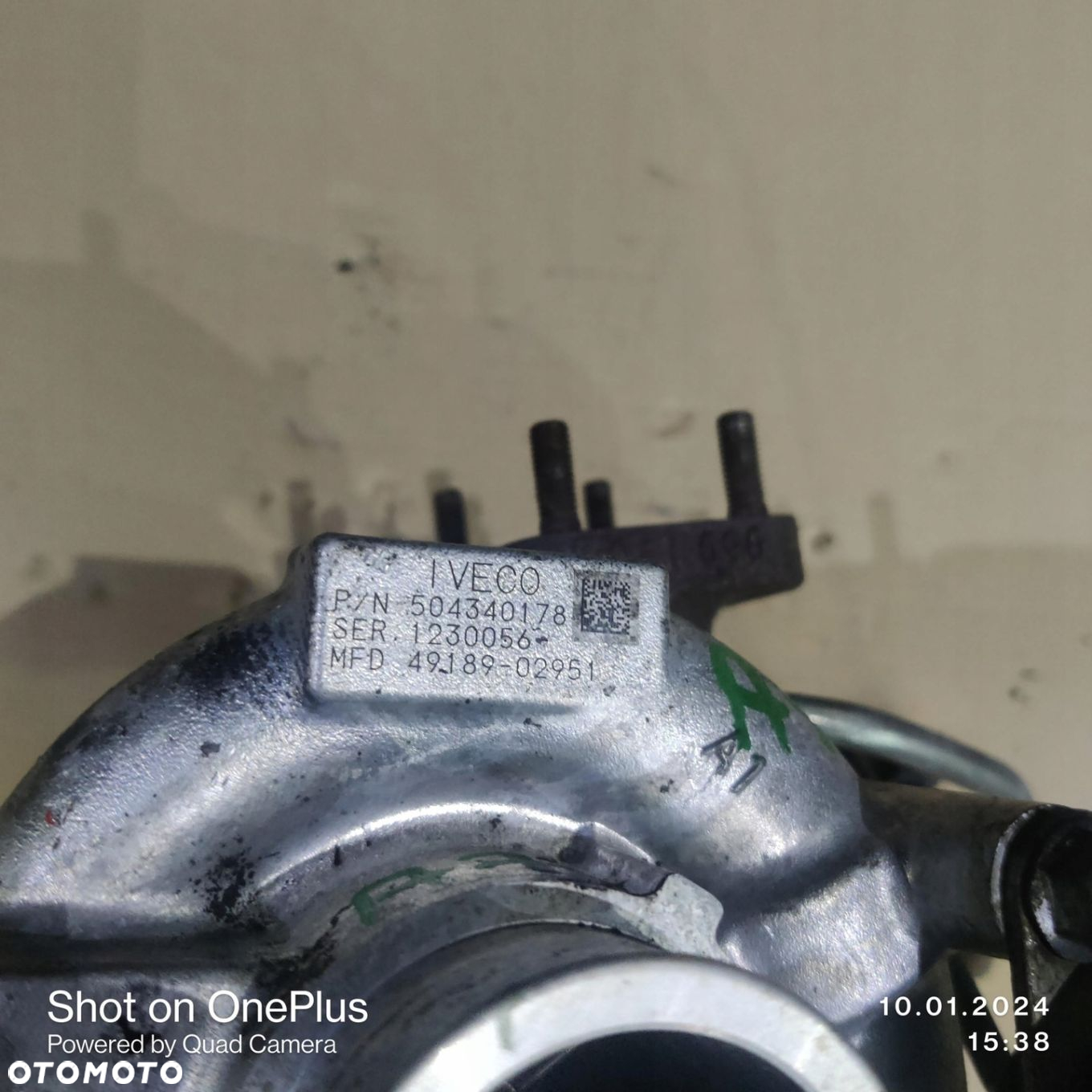 TURBOSPRĘŻARKA TURBO TURBINA IVECO DAILY 504340178 3.0 A7 - 2