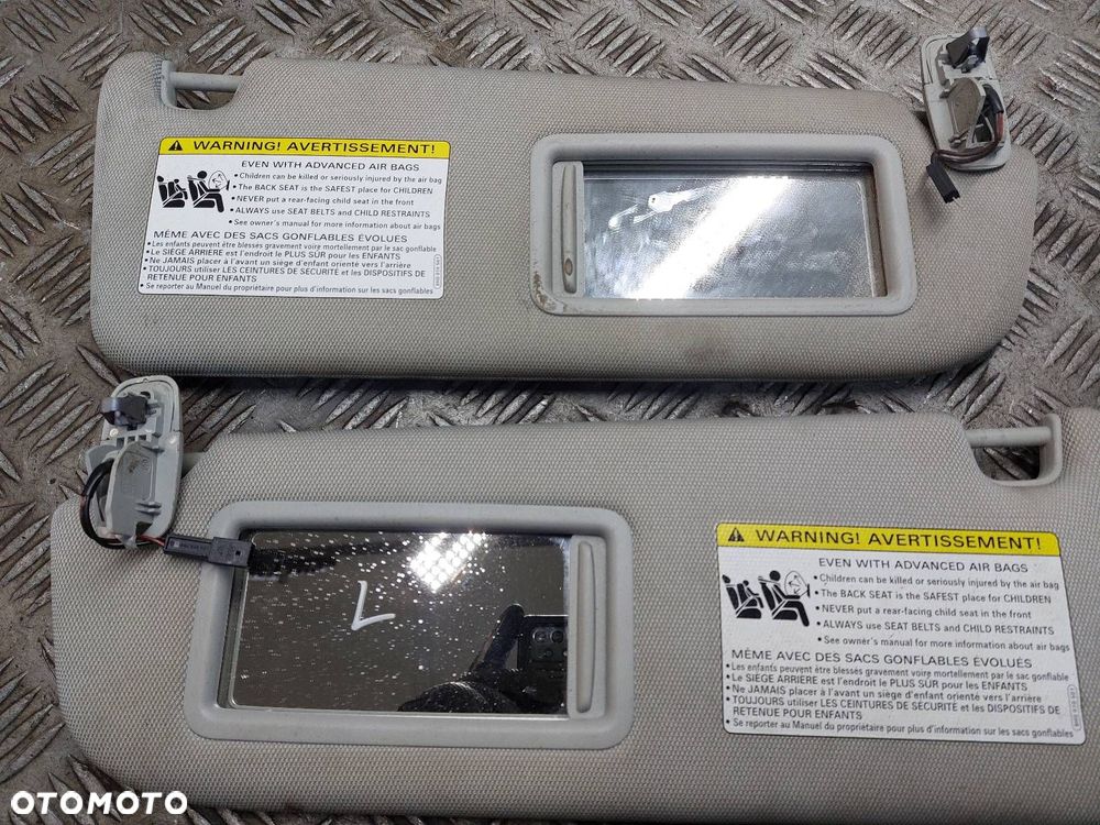 OSŁONA PRZECIWSŁONECZNA LEWA +  PRAWA AUDI A7 4G 4G0857551 4G0857552 - 2