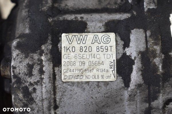 Sprężarka Klimatyzacji VW GOLF VI PASSAT B6 AUDI A3 8P 1.4 TSI 1K0820859T - 8