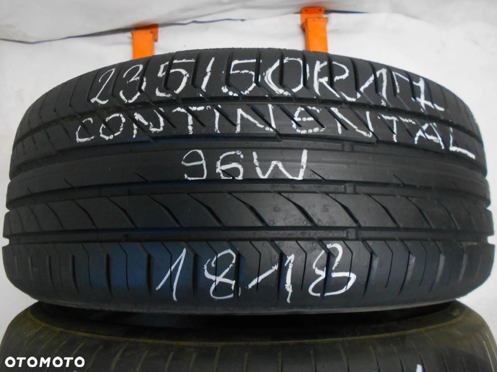 OPONY  235/50R17 CONTINENTAL CONTI SPORT CONTACT 5 DOT 2520 / 1818  7MM - 2