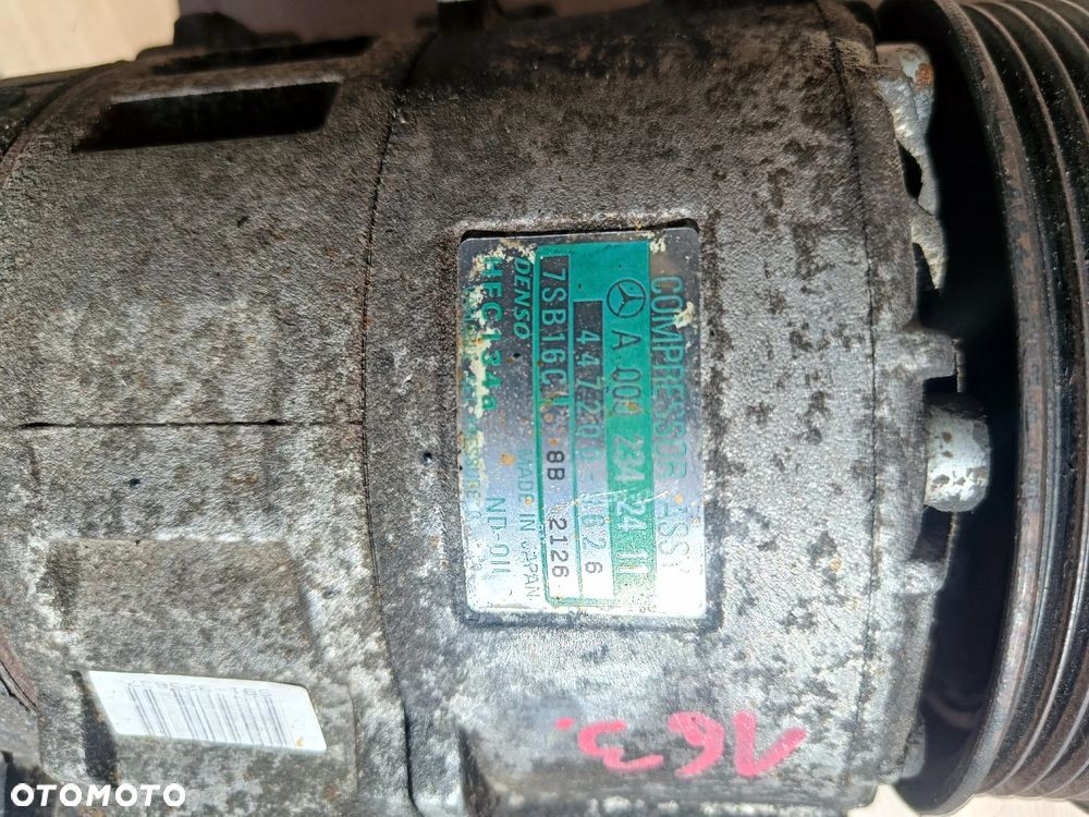 MERCEDES W140 W163 W638 VITO 2.2 CDI 5.5 SPRĘŻARKA KOMPRESOR KLIMATYZACJI A0002342411 - 2