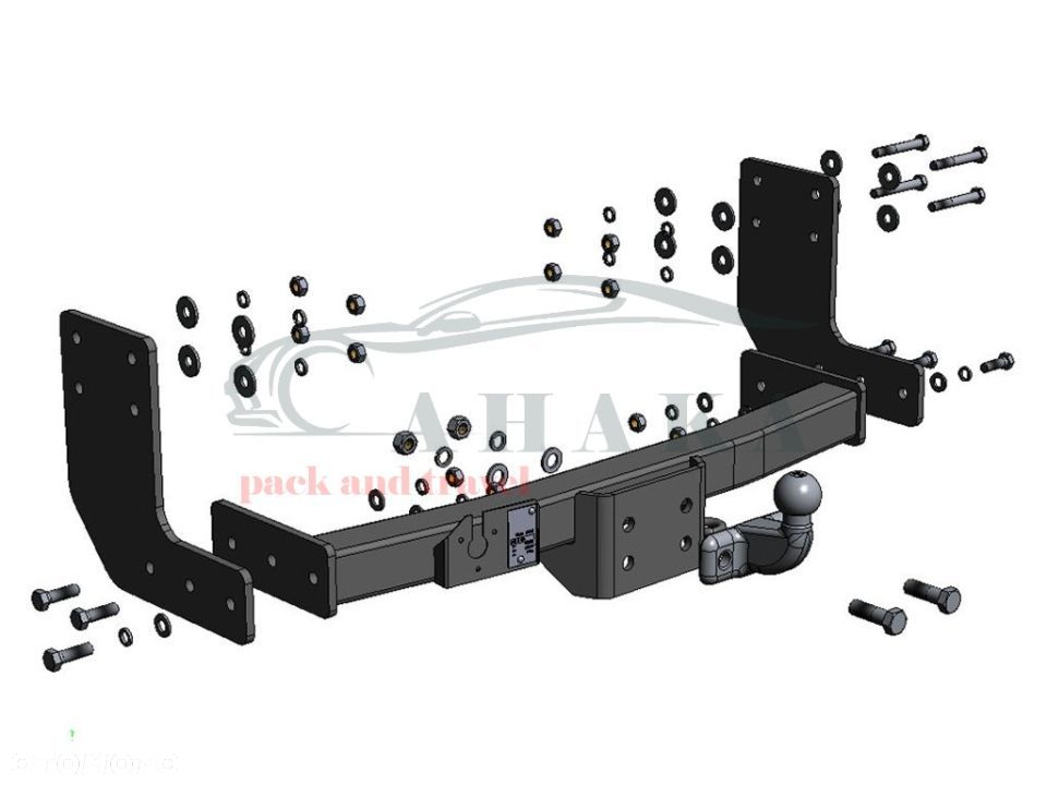 Hak Holowniczy Vw Volkswagen Crafter 2006-2016 (5 Ton, 3665 Mm, 4325 Mm, Bez Stopnia, Podwójne Koła) - 3