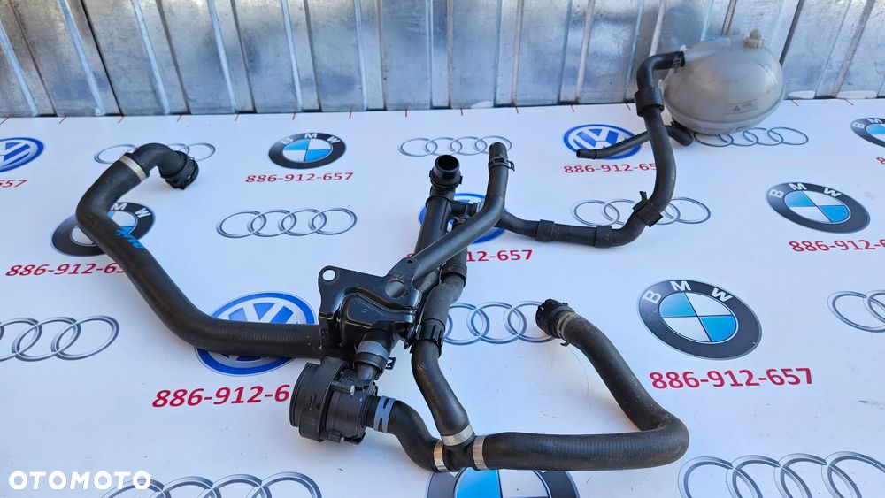 VW Tiguan II 5NA LIFT Audi Q3 83A 2.0 TDI Przewód wody Rura Wąż płynu chłodniczego 5QF122101BJ 5Q0121619D 5G0965567 - 7