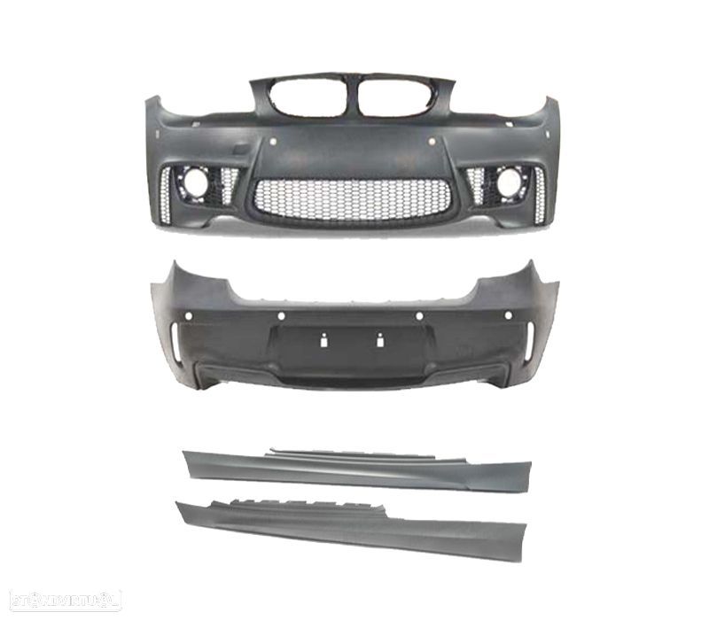 KIT CARROÇARIA BMW E81 LOOK 1M PDC - 2