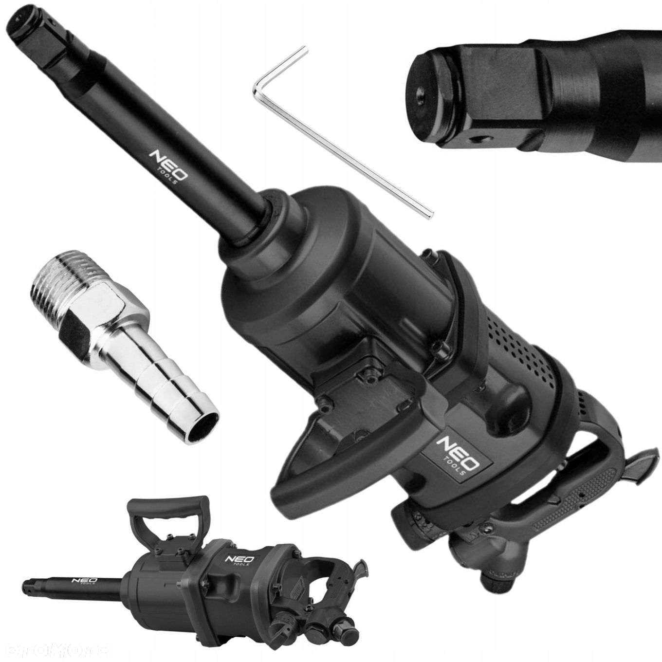 NEO KLUCZ UDAROWY pneumatyczny 1 3800Nm NEO 650 l/min TIR PIN LESS 14-010 - 6