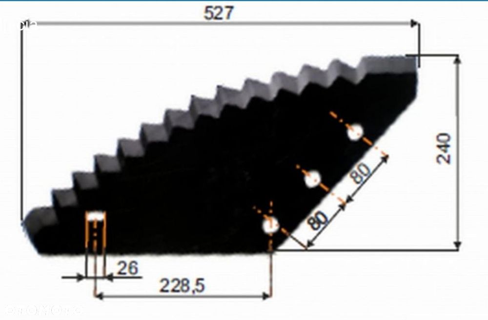 Nóż paszowóz - PROMOCJA! Alima Sano RMH Dafagro Metalfach