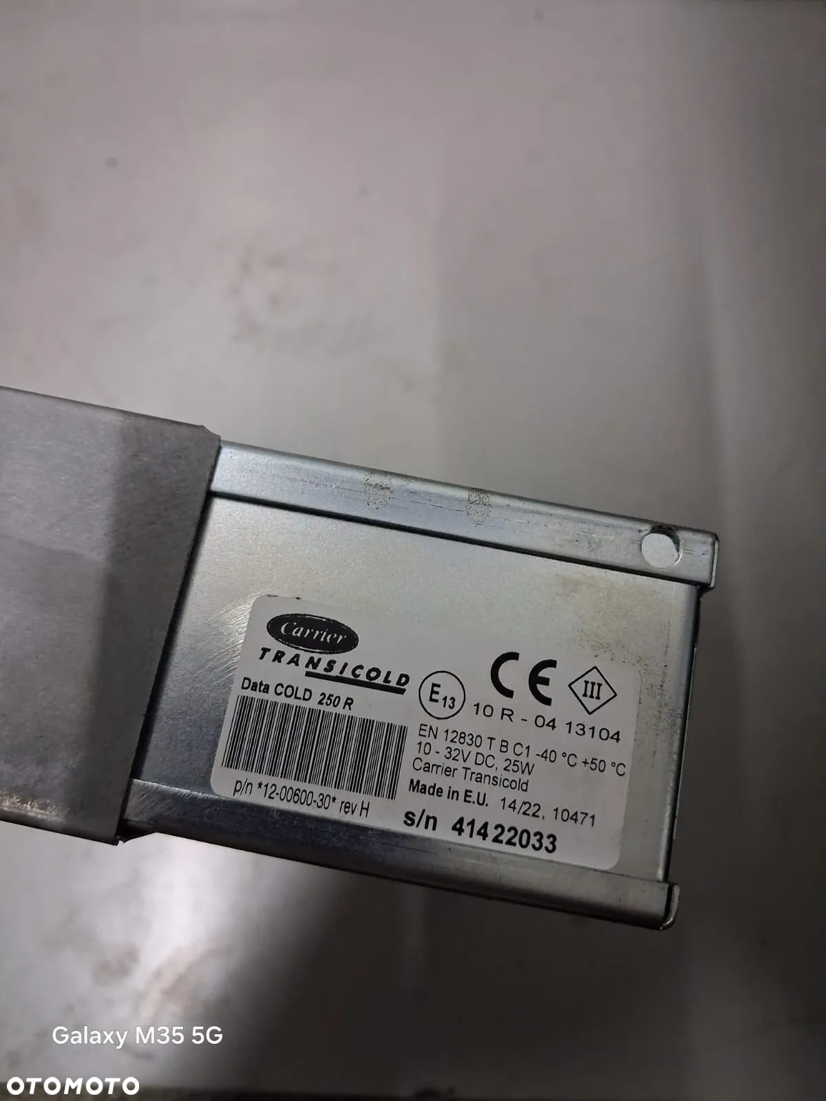 MODUŁ DRUKARKA REJESTRATOR TEMPERATURY DATA COLD 250 R 41422033 CARRIER - 3