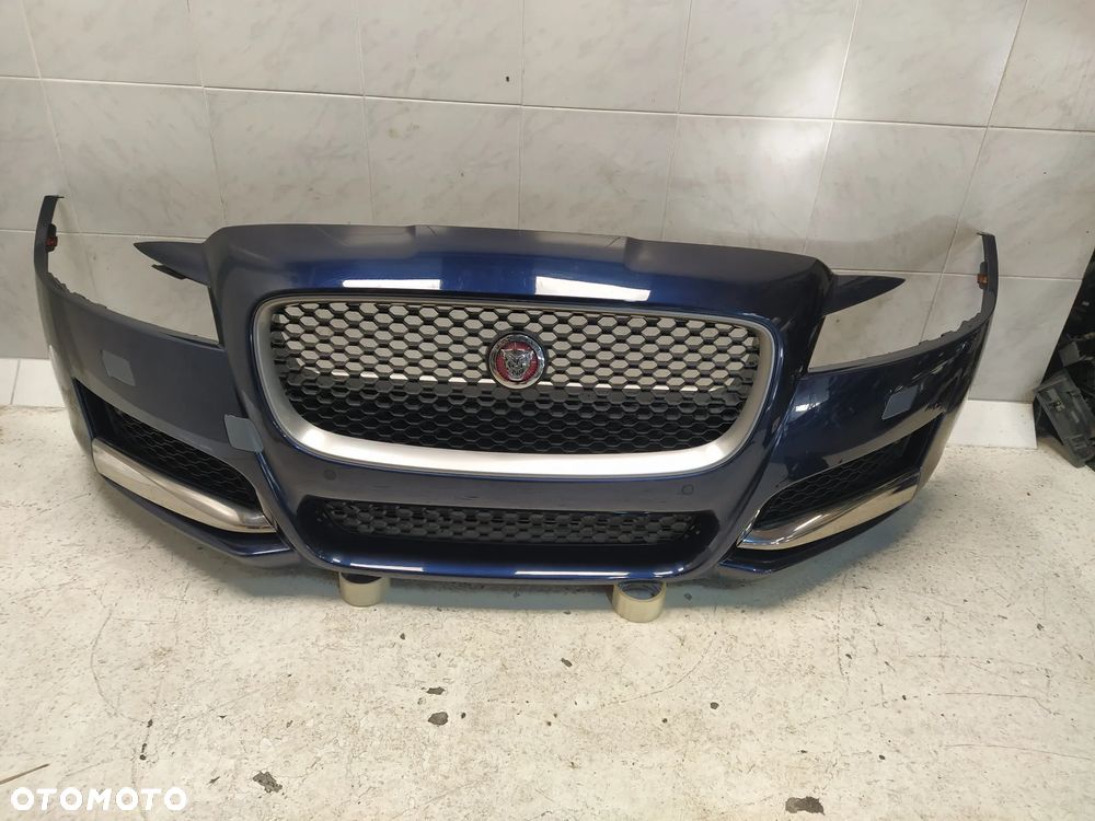 JAGUAR XF X260 ZDERZAK PRZÓD PRZEDNI KOMPLETNY 4XPDC SPRYSKIWACZE GRILL ATRAPA CHŁODNICY ZNACZEK ORYGINAŁ - 2