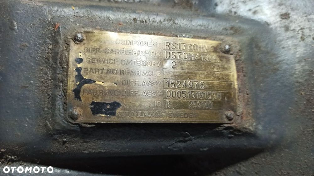 WKŁAD MOSTU VOLVO RS1370HV / MERITOR DS70H 1.04,3,61 / 1.04 - 5