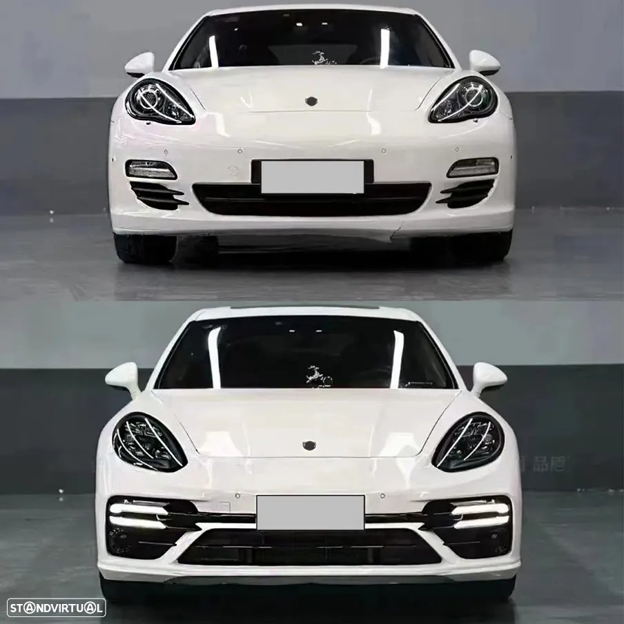 Para-choques + Faróis Porsche Panamera 970 (2010 a 2013) Look 971 Turbo GTS - 4