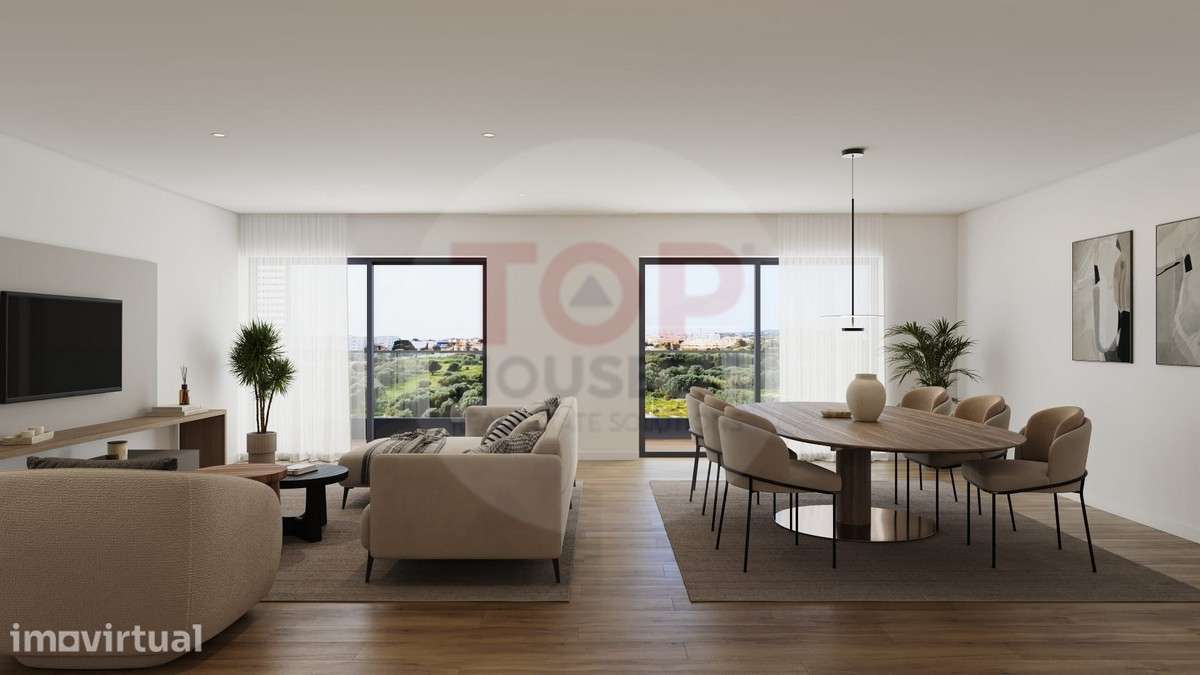 Apartamento T1 Novo com piscina no terraço e garagem - Olhão - Grande imagem: 5/21