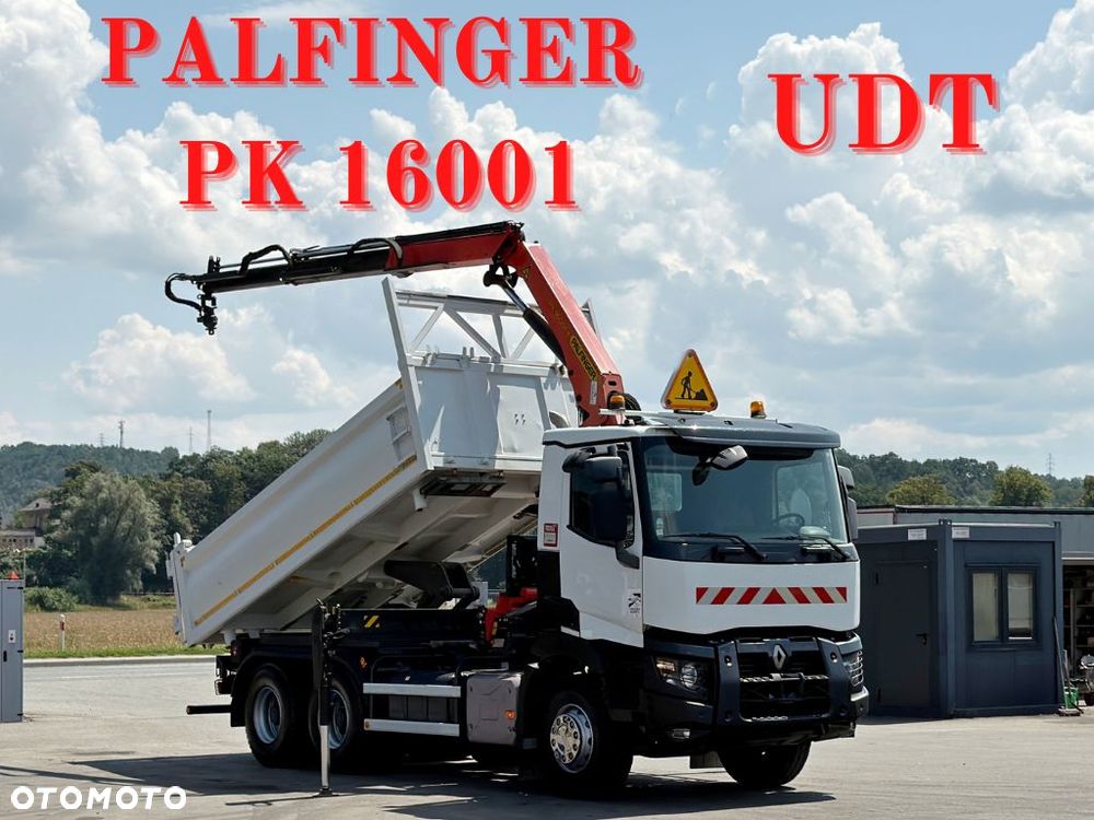 Renault C 380 * WYWROTKA 5,20 m + PK 16001 + PILOT + BORDMATIC *6x4 - 1