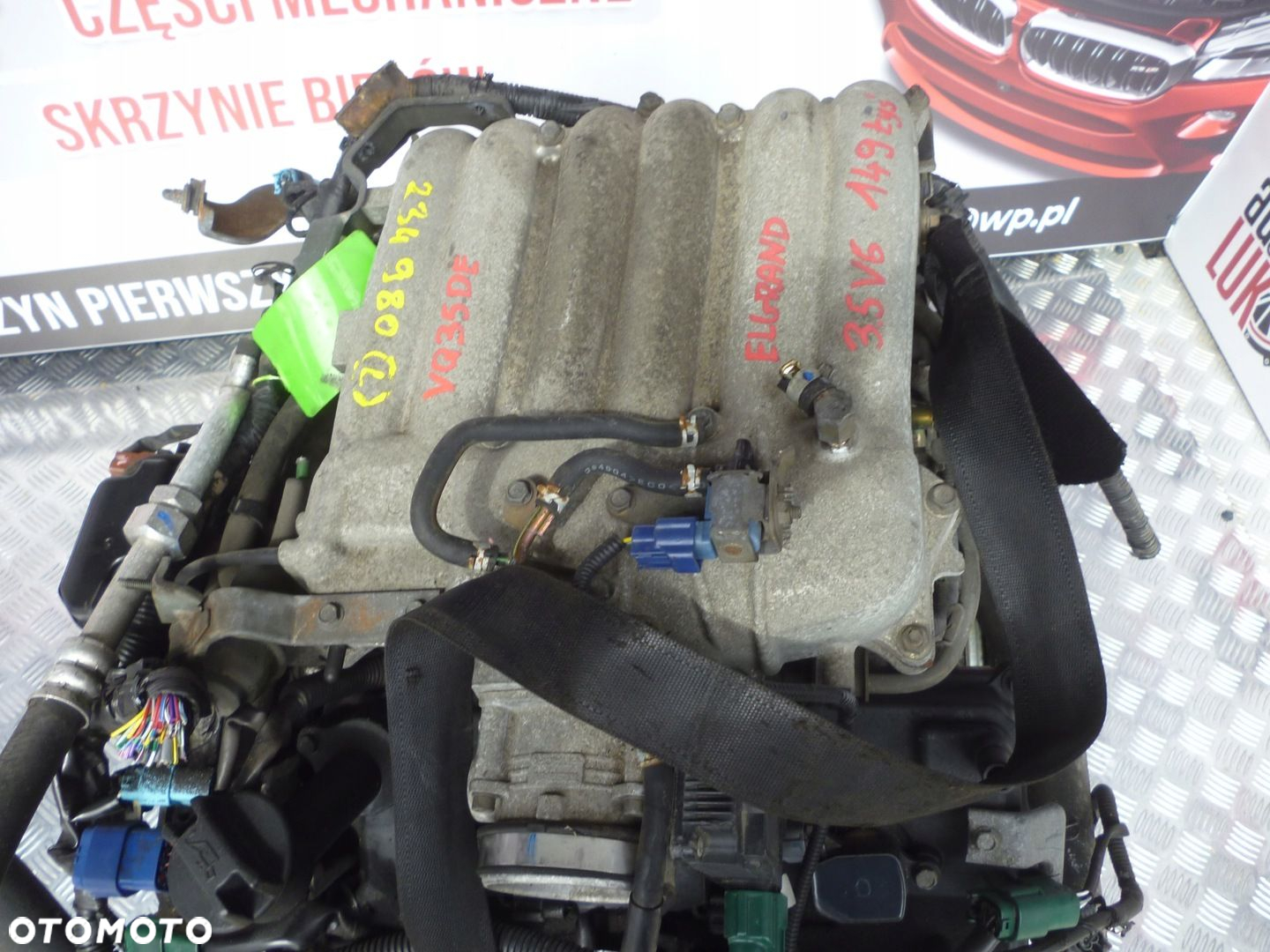 SILNIK KOMPLETNY NISSAN ELGRAND 3.5 V6 VQ35DE 149 TYS - 2