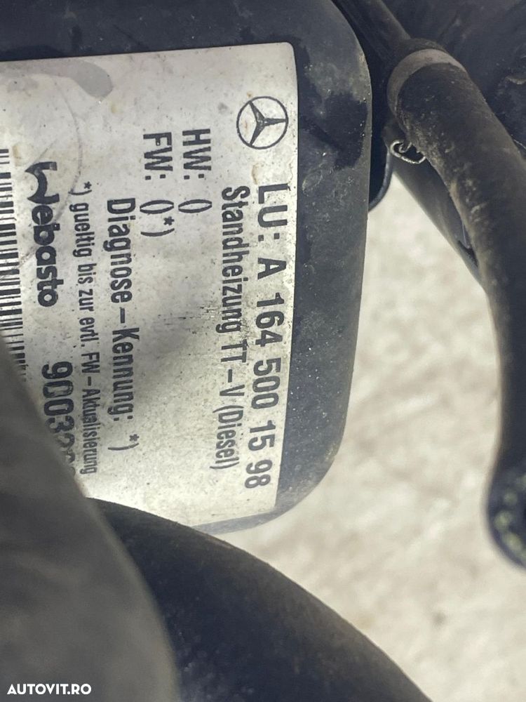 Webasto A1645001598 Mercedes-Benz ML W164 [2005 - 2008] 3.0 cdi om642 - 3