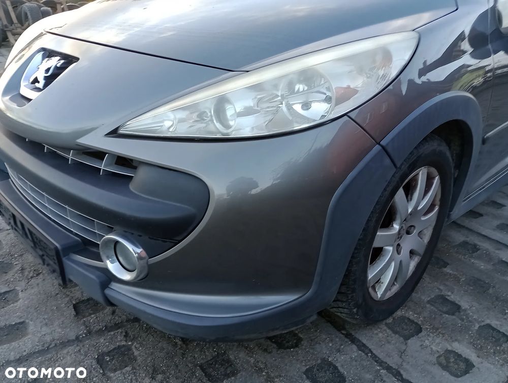 PEUGEOT 207 OUTDOOR maska lampy zderzak błotniki przód chłodnice pas belka przód EU - 8