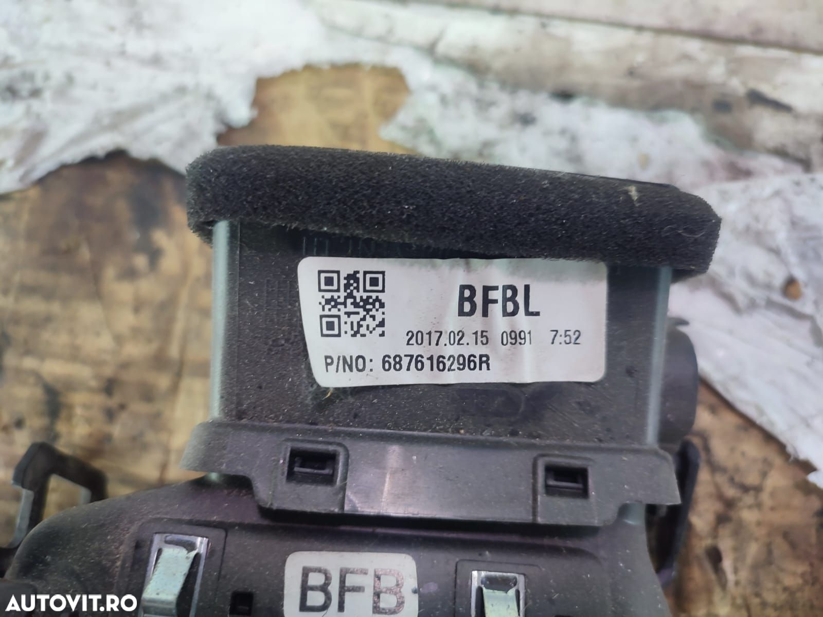 Gura grila ventilatie bord 687616296r Renault Megane 4 [2016 - 2020] - 3