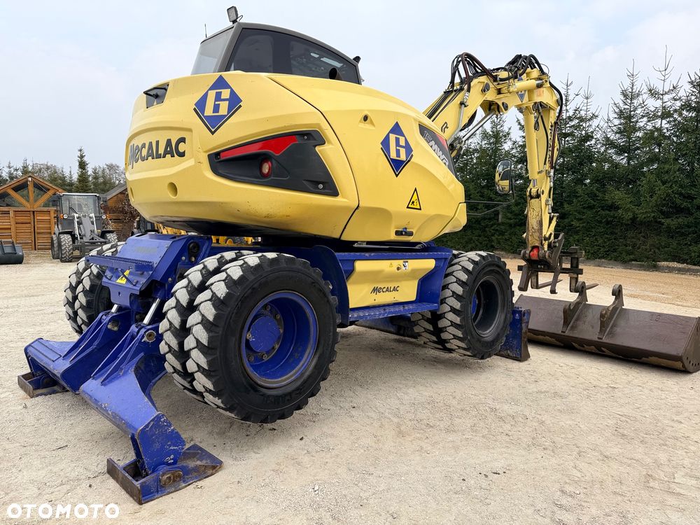 Mecalac Koparka 14 ton MECALAC 15 MWR koparko-ładowarka 3 łyżki widły 1 wł Centr.smarowanie Opony na BLIŹNIAKU 80%Camso ładowarka 714 12MTX 4x4 skrętne KLIMA kabina Premium silnik 146KM DEUTZ szybka 35km/h - 19