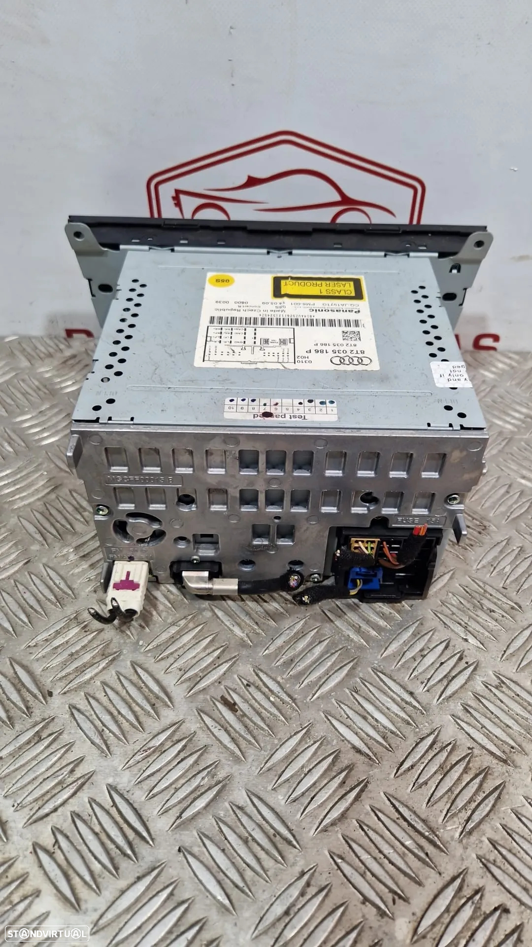 AUTORADIO / RADIO PANASONIC AUDI A5 8T 8T3 8TA 8T2035186P AUTO RADIO LEITOR CD MULTIMEDIA MULTIFUNÇÕES - 3