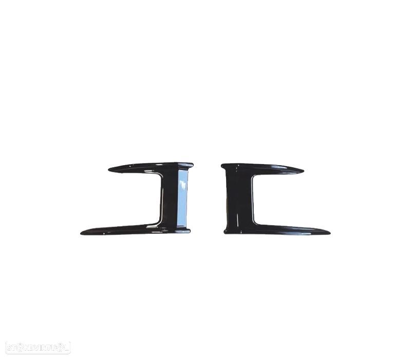ADICIONAIS DE PARA-CHOQUES DIANTEIRO BMW F40 HATCHBACK 19-22 PRETO BRILHANTE - 2