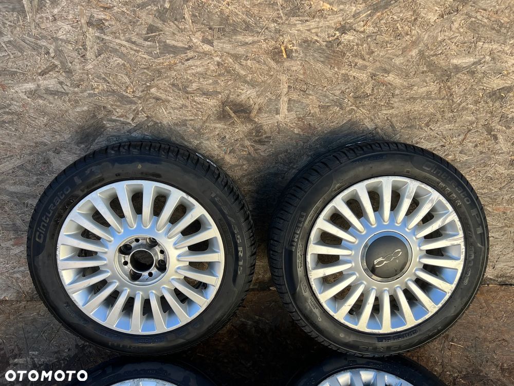 FIAT 500 15'' 5x15 ET35 4x98 51845435 PIRELLI 185/55R15 LATO - 2