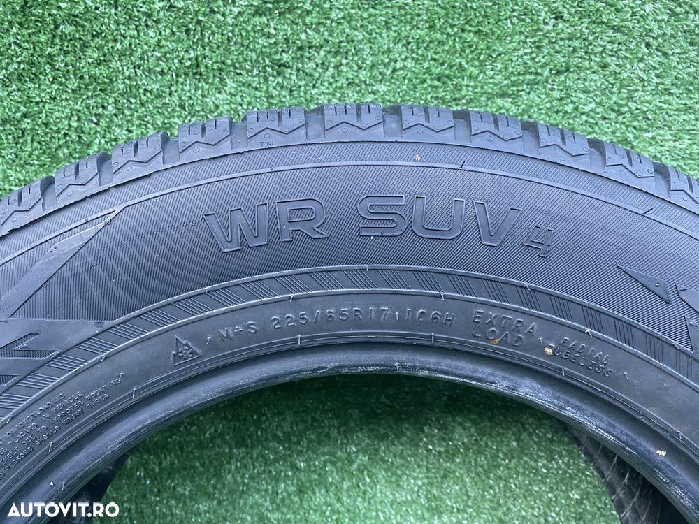 Set 4 anvelope iarna Nokian WR SUV 4 225 65 R17 106H Dot 2821 5,4mm - 7