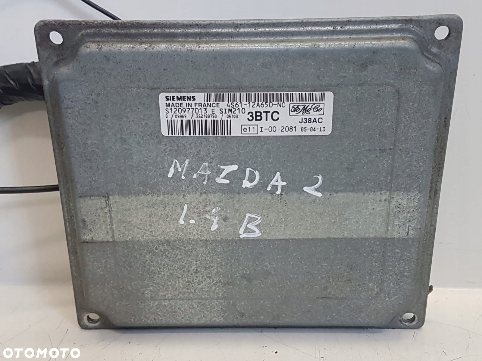 MAZDA 2 FORD MK6 STEROWNIK 4S6112A650NC S120977013 - 6