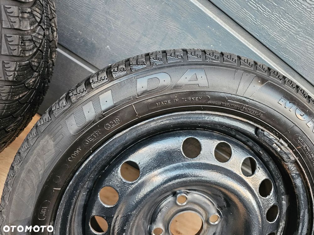 KOŁA FELGI STALOWE OPONY ZIMOWE 14 CALI OPEL ASTRA G H MERIVA A CORSA C D 4X100 185/70/14 ET39 - 10